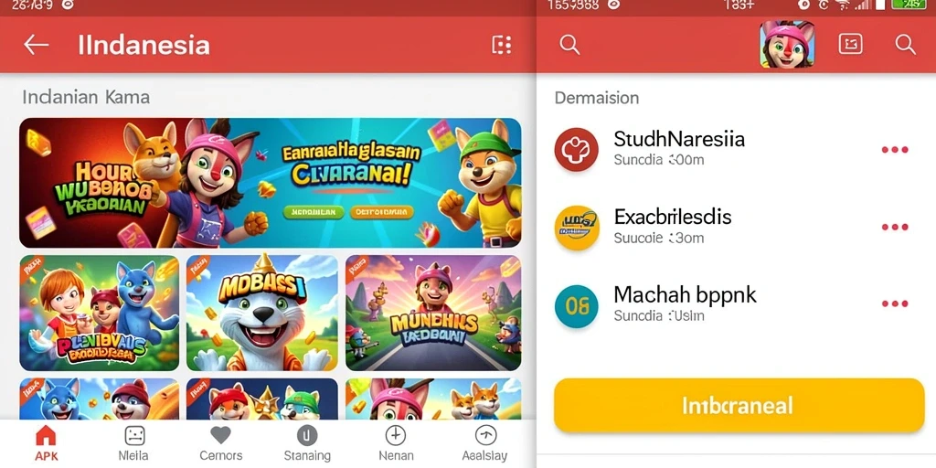 Tangkapan layar menampilkan interaksi multiplayer antara pemain.