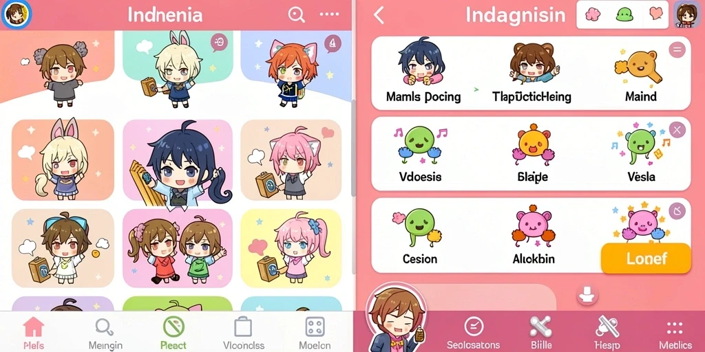 Screenshot fitur multiplayer yang menunjukkan pemain bersaing.