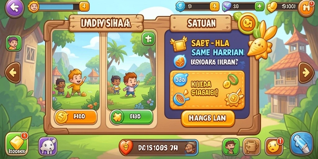 Beragam karakter menarik dengan kemampuan unik.