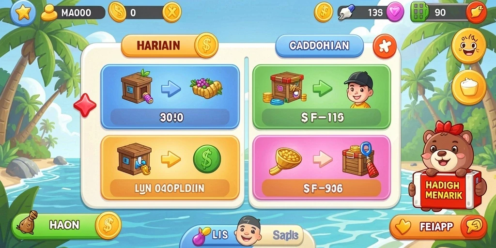 Screenshot memperlihatkan misi yang harus diselesaikan.