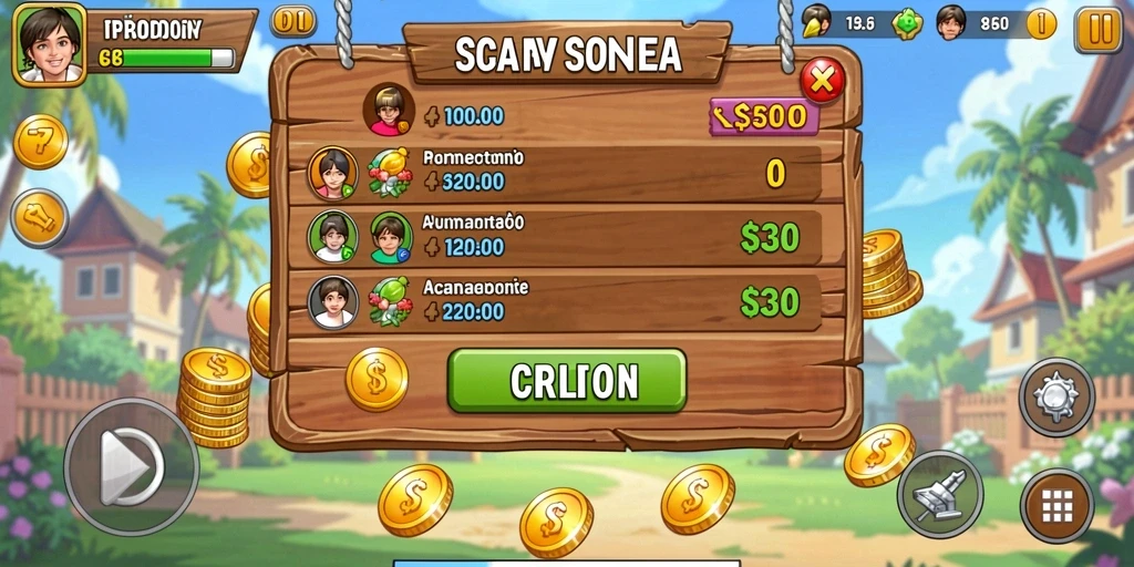 Tampilan fitur bonus yang membuat bermain lebih seru.