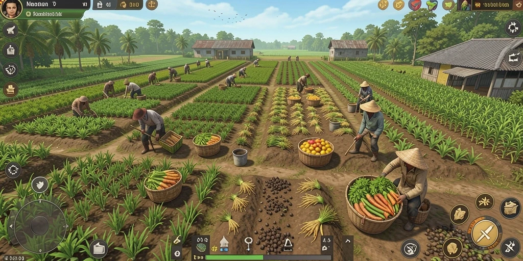 Ilustrasi gameplay yang penuh aksi dan strategi.