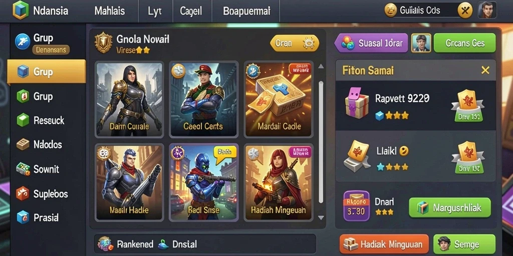 Screenshot dari mode multiplayer yang seru dan menantang.
