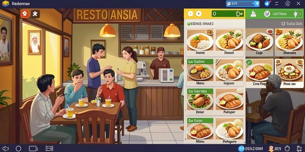 Leaderboard yang menunjukkan peringkat pemain terbaik.